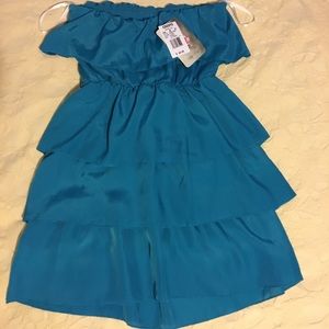 Ruffled Mini Dress